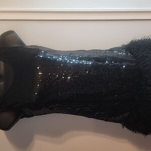 Guess Black Sequin Mini Dress